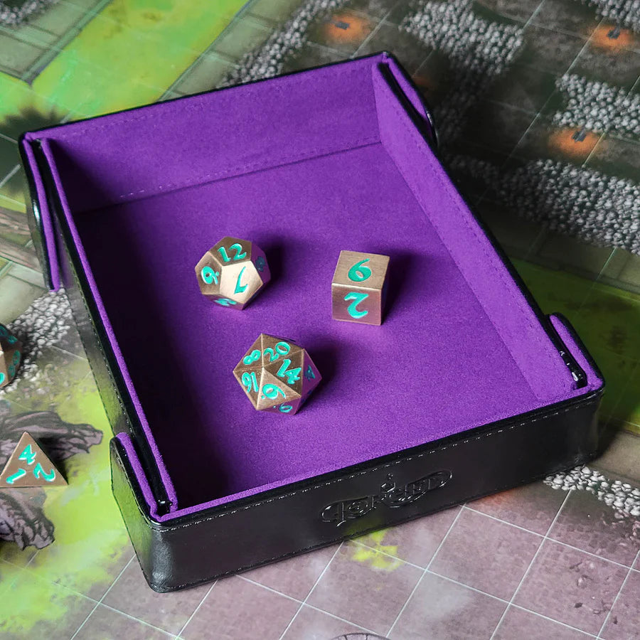 Forged Gaming: Compact Magnetic Dice Tray (Purple) Dice & Gaming Accessories Forged Gaming