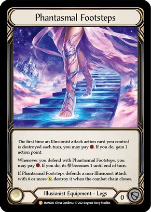 Phantasmal Footsteps (Rainbow Foil) [U-MON089-RF] Unlimited 