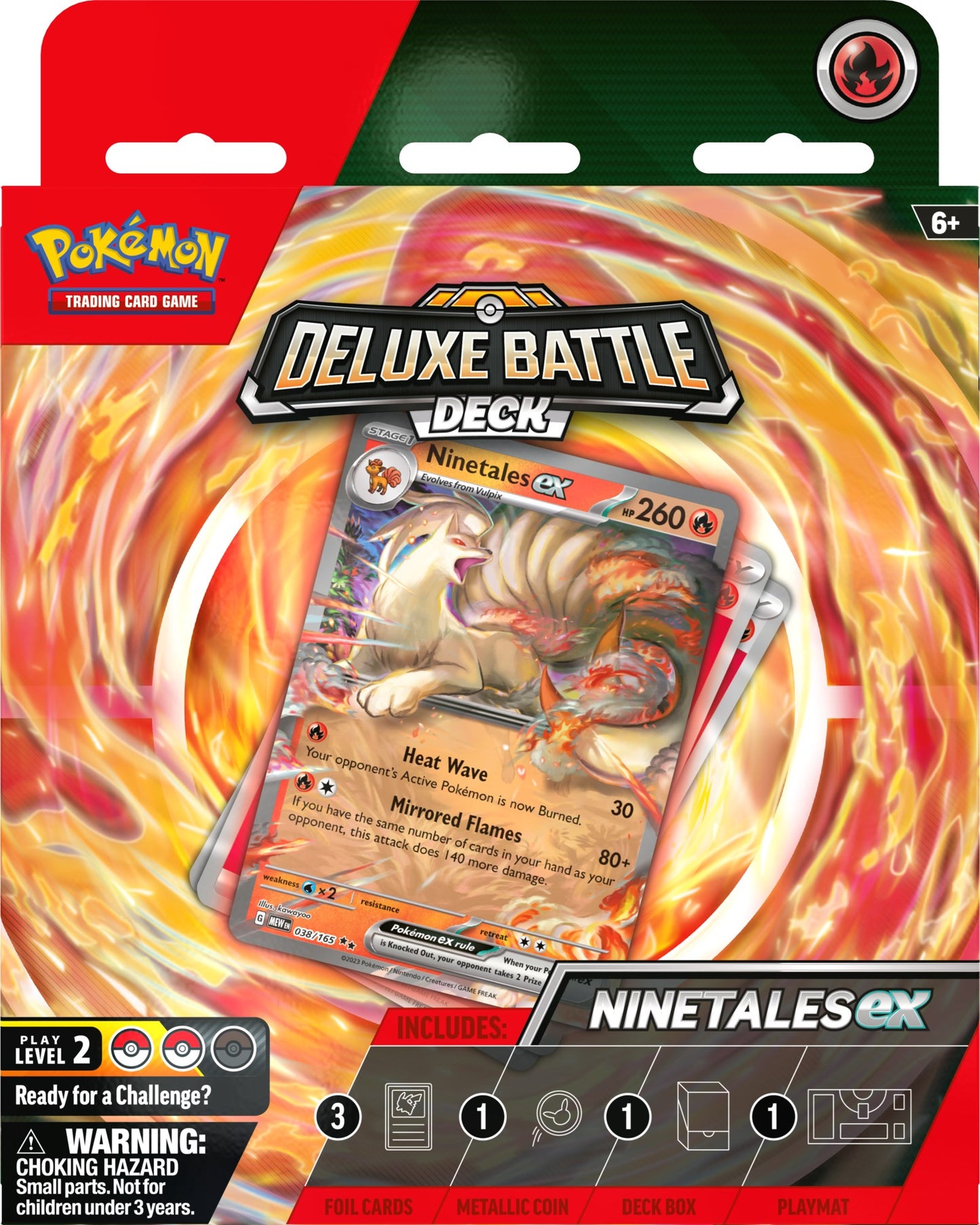 Pokémon Deluxe Battle Deck - Ninetales ex Pokemon Sealed Pokémon