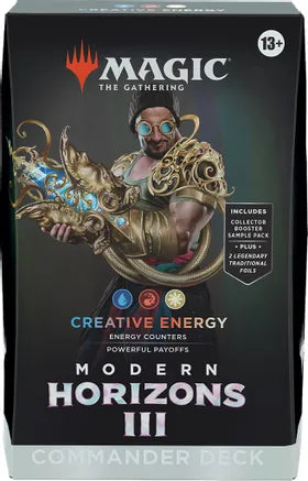 MTG Modern Horizons 3 - Commander Deck (Creative Energy) MTG Sealed Magic: The Gathering