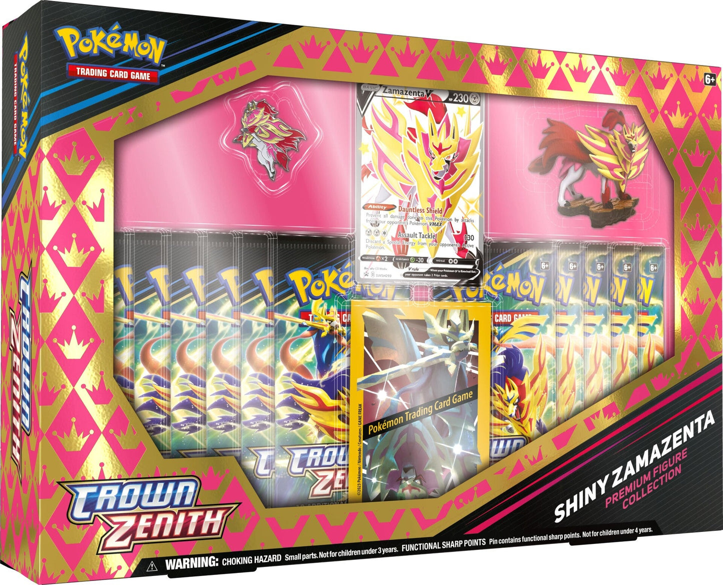 Pokémon Crown Zenith Premium Figure Collection: Shiny Zamazenta Pokemon Sealed Pokémon