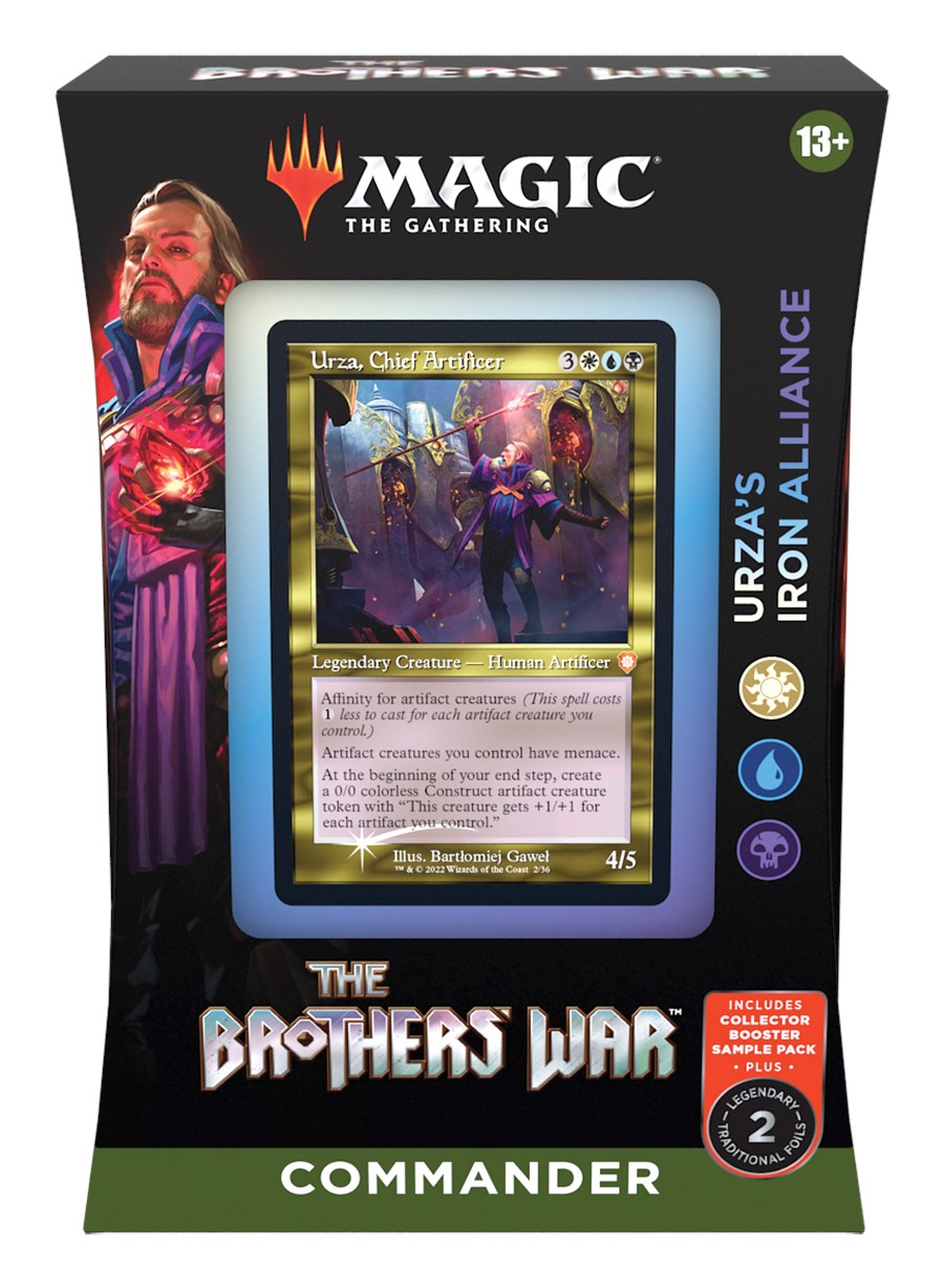 MTG The Brothers' War Commander Deck: Urza's Iron Alliance MTG Sealed Magic: The Gathering