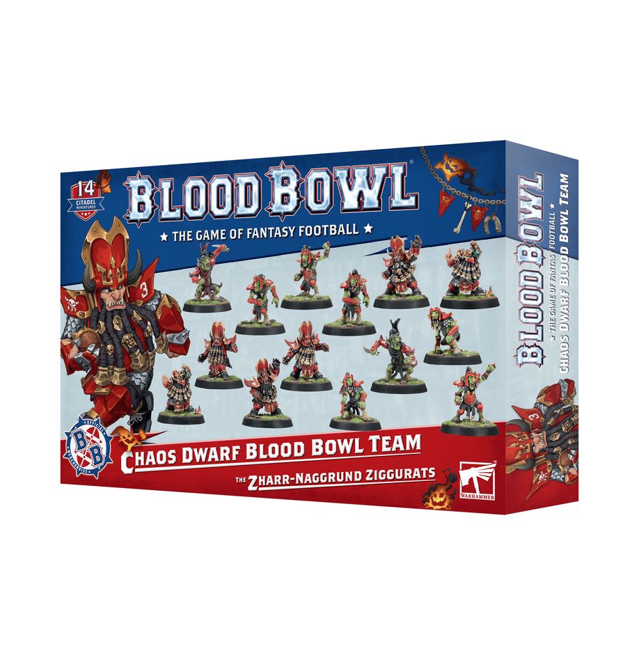 Blood Bowl: Chaos Dwarf Team - The Zharr Naggrund Ziggurats Blood Bowl Games Workshop