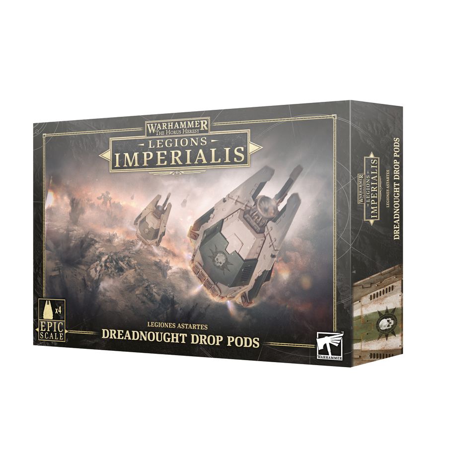 Legions Imperialis: Dreadnought Drop Pods Adeptus Titanicus Games Workshop
