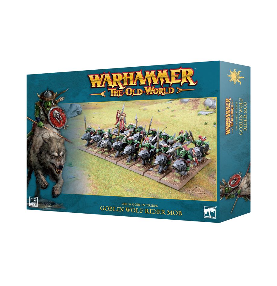 Orc & Goblin Tribes: Goblin Wolf Rider Mob The Old World Games Workshop