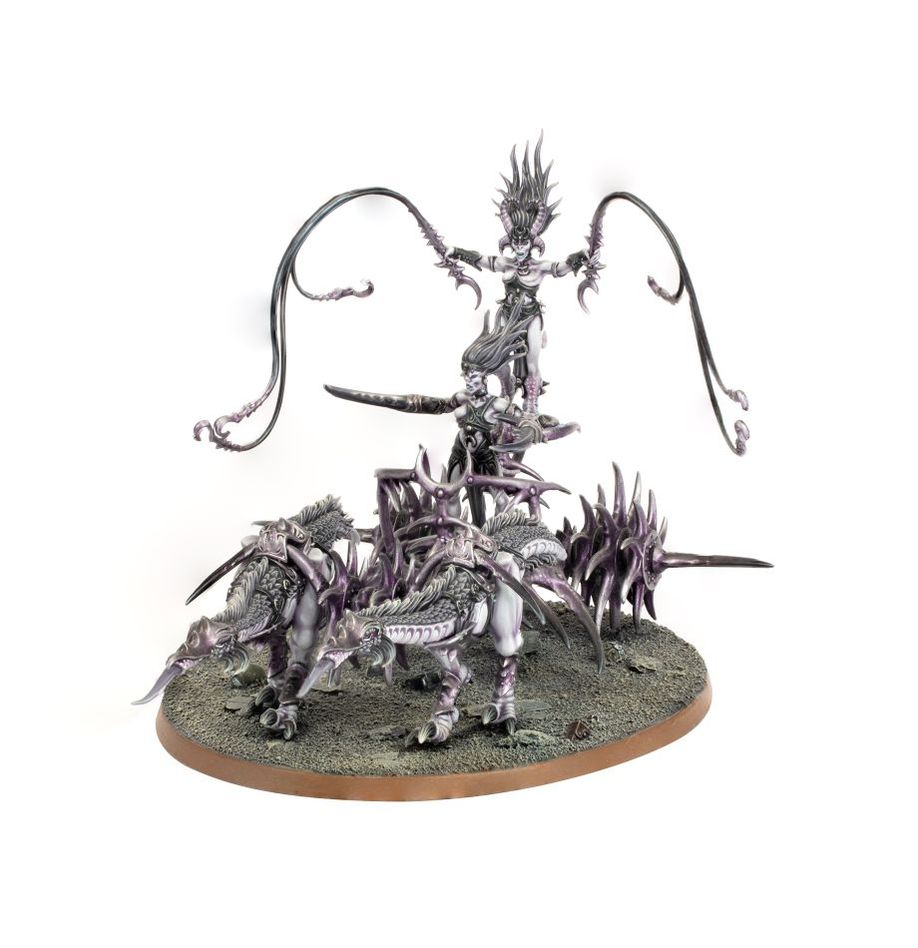 Hedonites of Slaanesh: Seeker Chariot / Hellflayer (WO) Age of Sigmar Games Workshop
