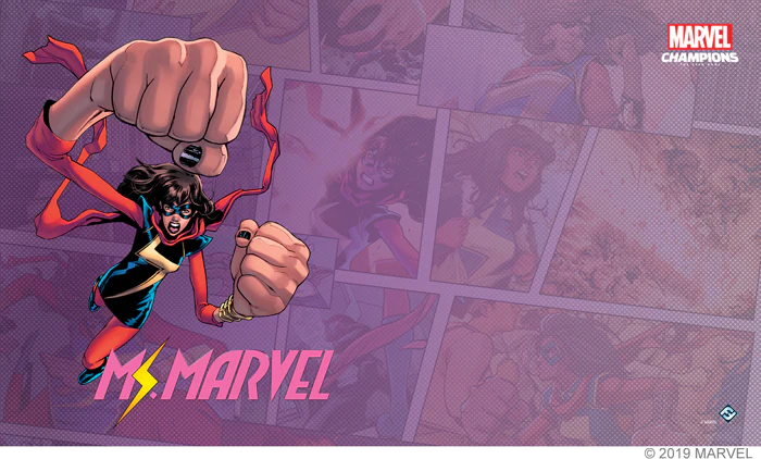 Marvel Champions: Playmat - "Ms. Marvel" Playmats Fantasy Flight Games