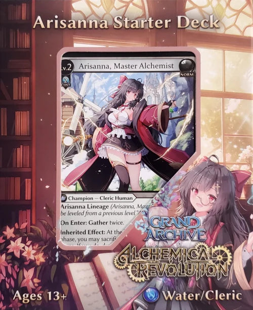 Grand Archive: Alchemical Revolution Starter Deck - Arisanna Grand Archive Sealed Weebs of the Shore
