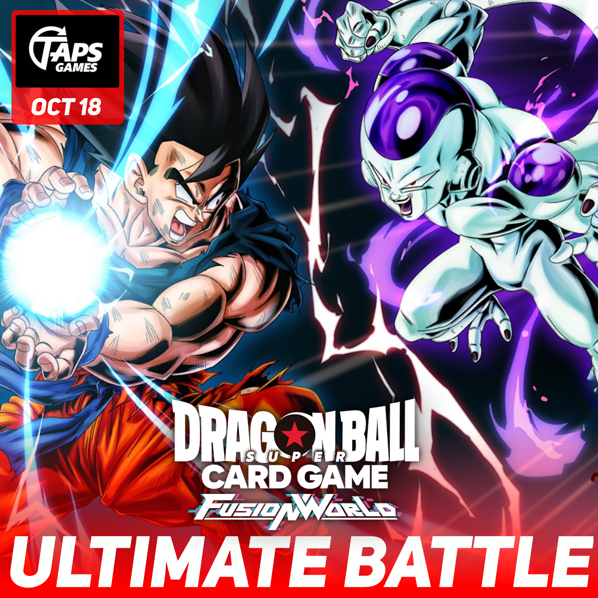 DBSCG FUSION WORLD Ultimate Battle 2025 Taps Games (October 18