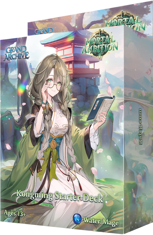Grand Archive: Mortal Ambition Starter Deck - Kongming Grand Archive Sealed Weebs of the Shore