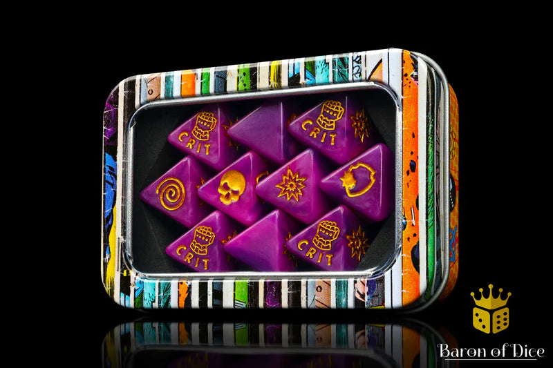 Baron of Dice: "Power Fist" D8 Skirmish Dice Set Dice & Gaming Accessories Baron of Dice