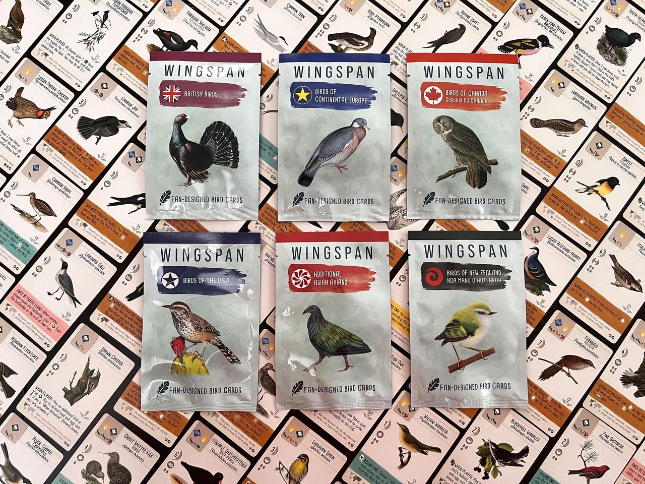 Wingspan: Fan Designed Pack - Box of 6 Board Games Stonemaier Games