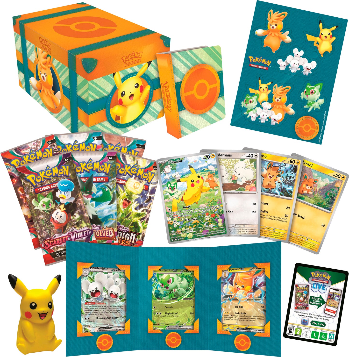 Pokémon Paldea Adventure Chest Pokemon Sealed Pokémon