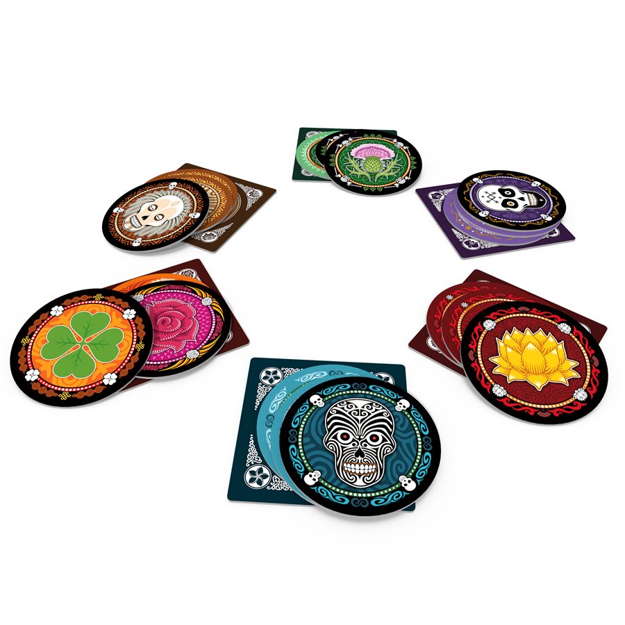 Skull (Skull & Roses) (Pink Box) Board Games Space Cowboys