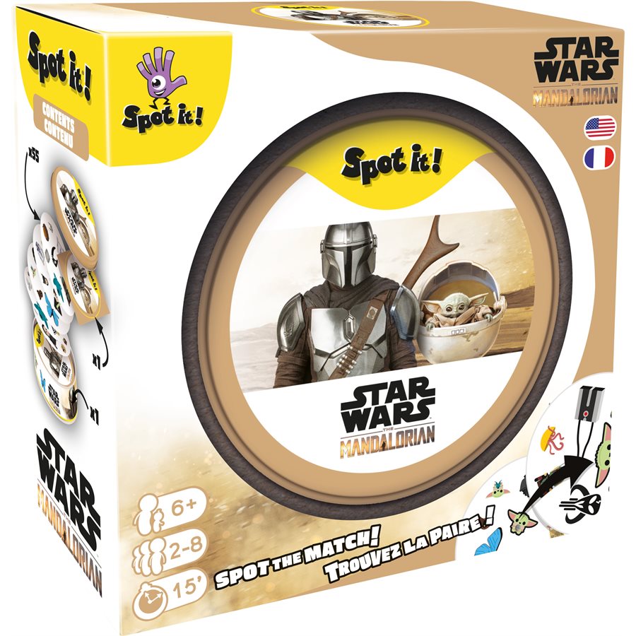 Spot It! Star Wars: The Mandalorian Board Games Asmodee