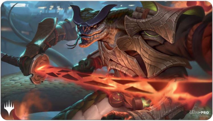 Ultra Pro: Playmat - "Chishiro" MTG Kamigawa Neon Dynasty Playmats Ultra Pro