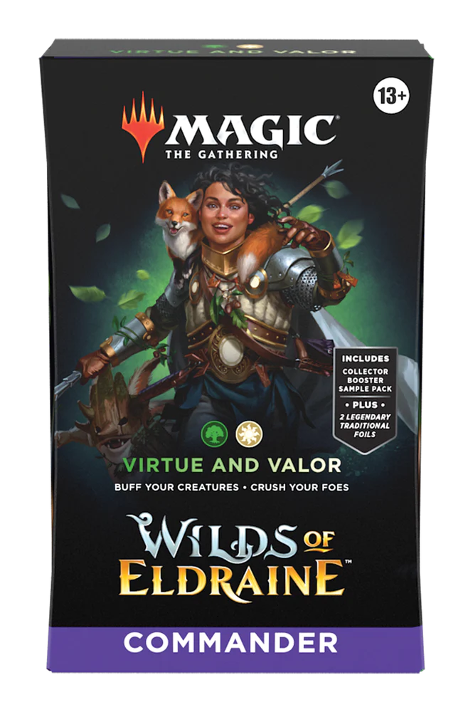 MTG Wilds of Eldraine Commander Deck: Virtue and Valor MTG Sealed Magic: The Gathering