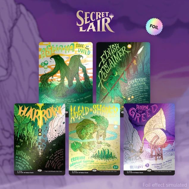 MTG Secret Lair: Drop Series - Garden Buds (Rainbow Foil Edition) MTG Sealed Magic: The Gathering