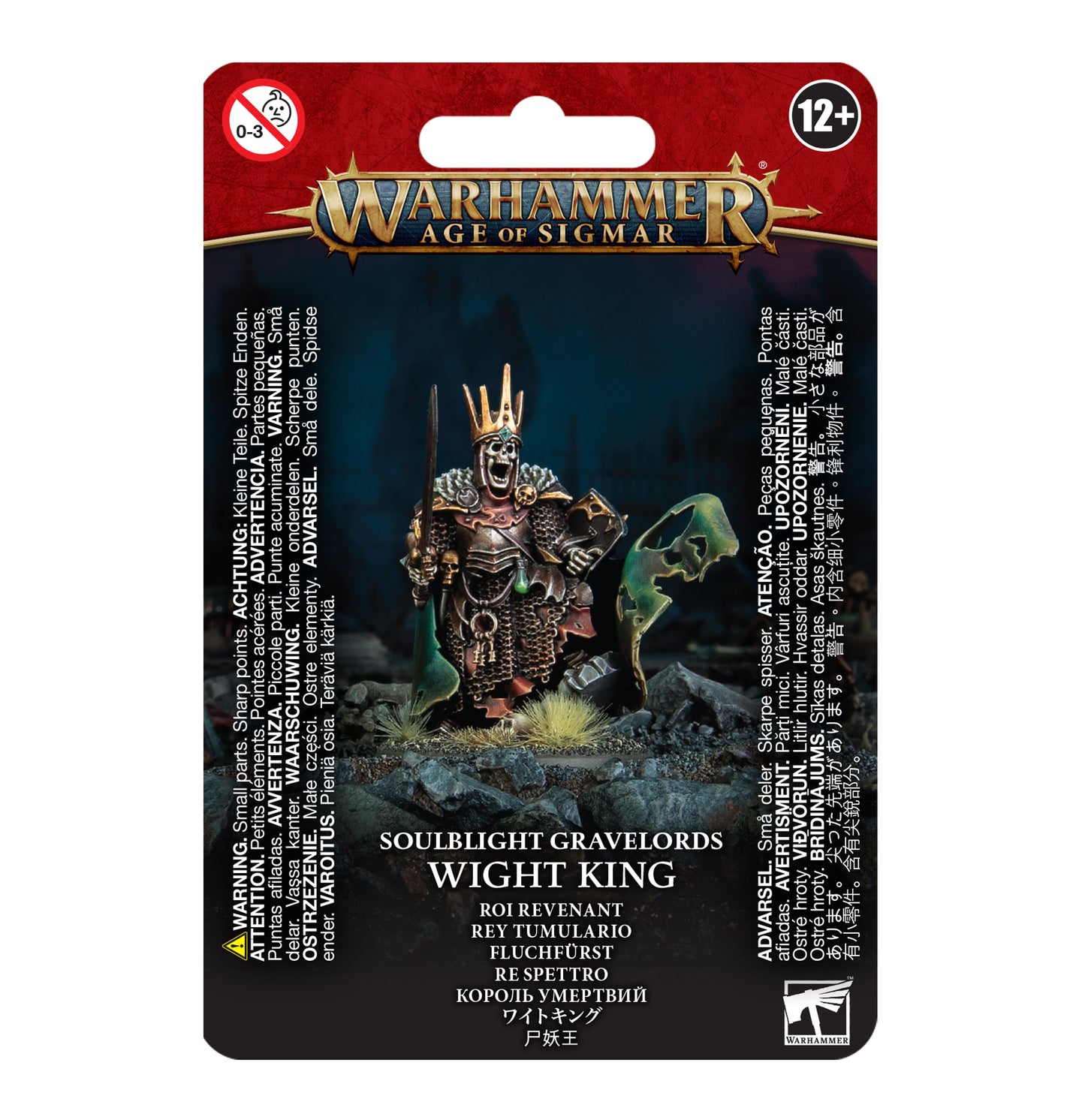 Soulblight Gravelords: Wight King with Baleful Tomb Blade Age of Sigmar Games Workshop
