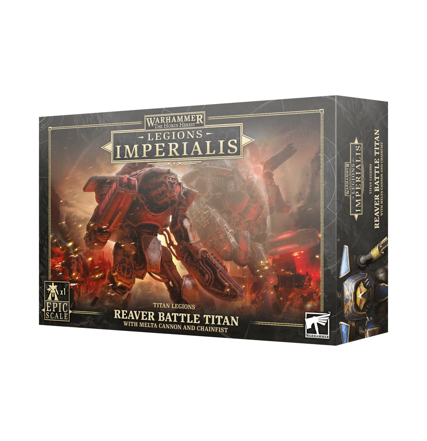 Legions Imperialis: Reaver Battle Titan with Melta Cannon & Chainfist Adeptus Titanicus Games Workshop