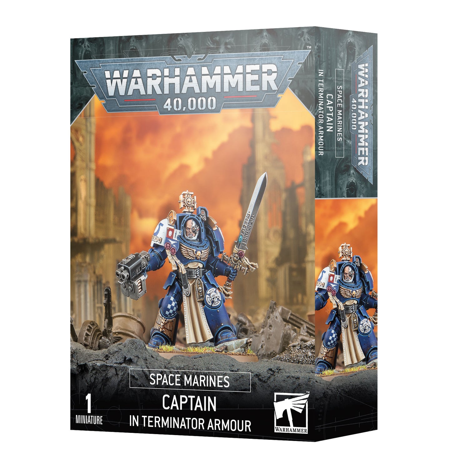 Space Marines: Captain in Terminator Armour Warhammer 40k Games Workshop