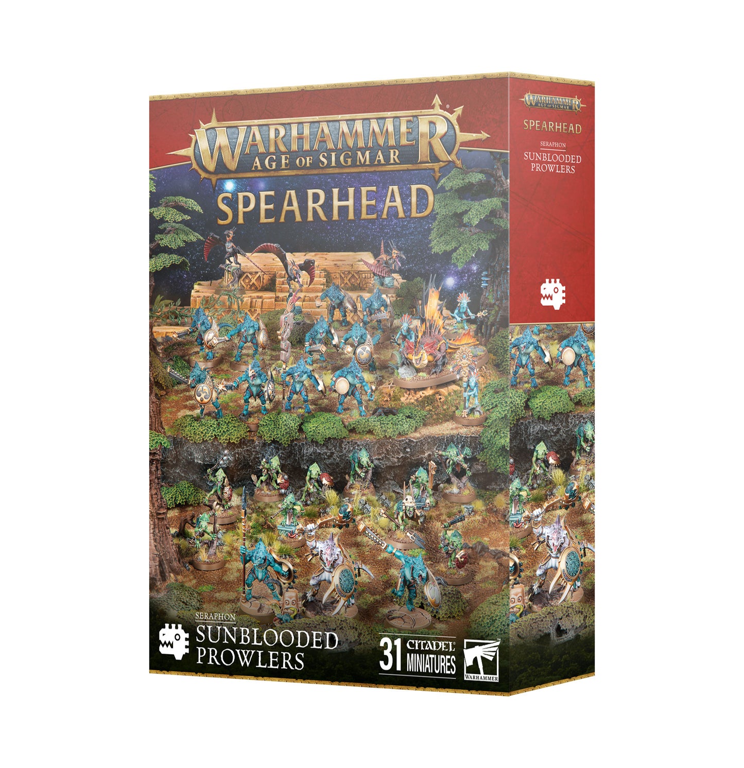 Spearhead: Seraphon – Sunblooded Prowlers Age of Sigmar Games Workshop