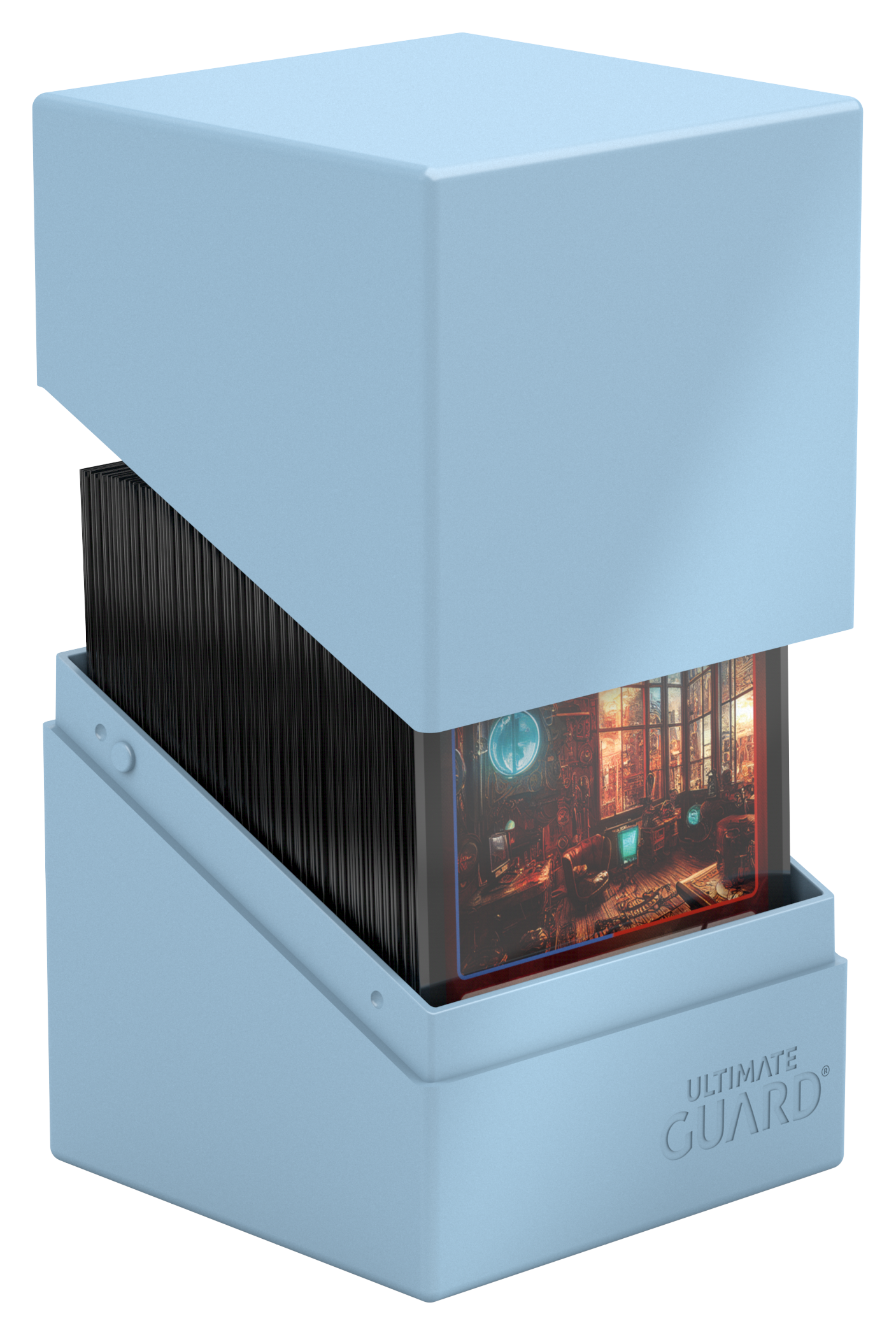 Ultimate Guard: Boulder 100+ - Pastel Solid Baby Blue Deck Boxes & Storage Ultimate Guard