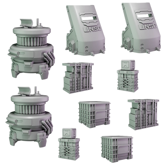 Halo: Flashpoint - UNSC Scenery Set Halo: Flashpoint Mantic Games