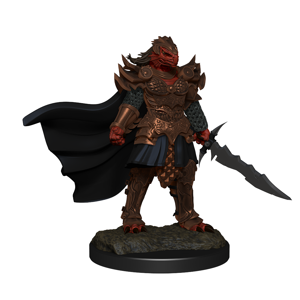 D&D Nolzur’s Marvelous Miniatures: W15 Dragonborn Fighter (Female) RPG Miniatures WizKids