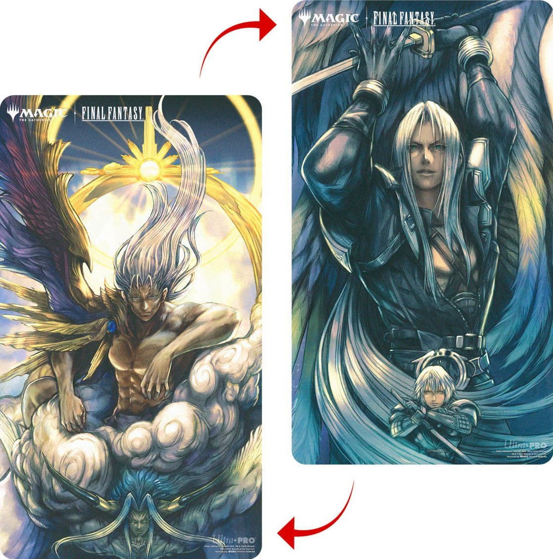 Ultra Pro: Double Sided Playmat - "Sephiroth / Sephiroth" MTG Final Fantasy Universes Beyond Playmats Ultra Pro