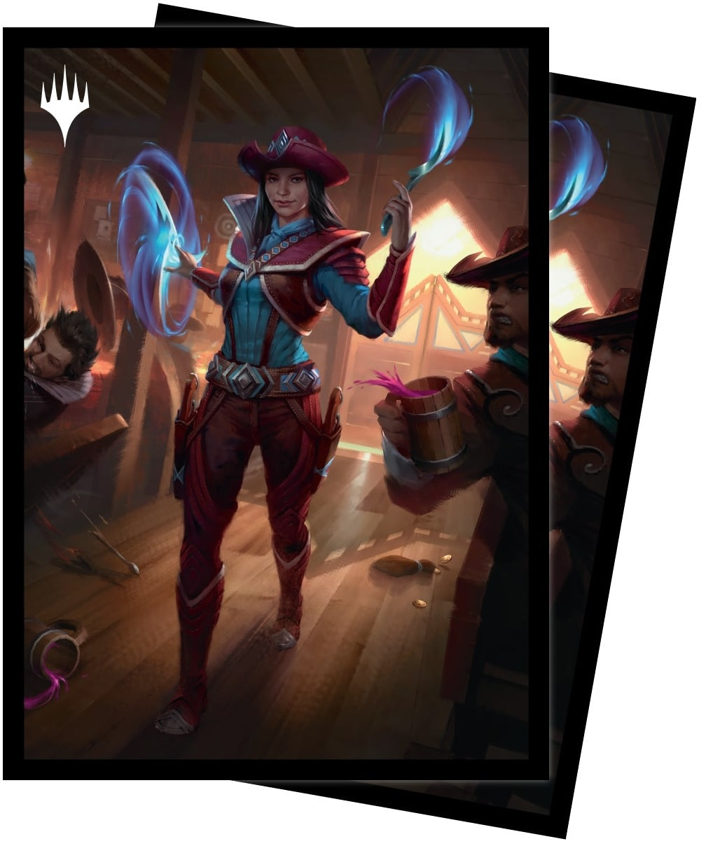Ultra Pro: Art Sleeves - "Stella Lee, Wild Card" MTG Outlaws of Thunder Junction 100Ct Card Sleeves Ultra Pro