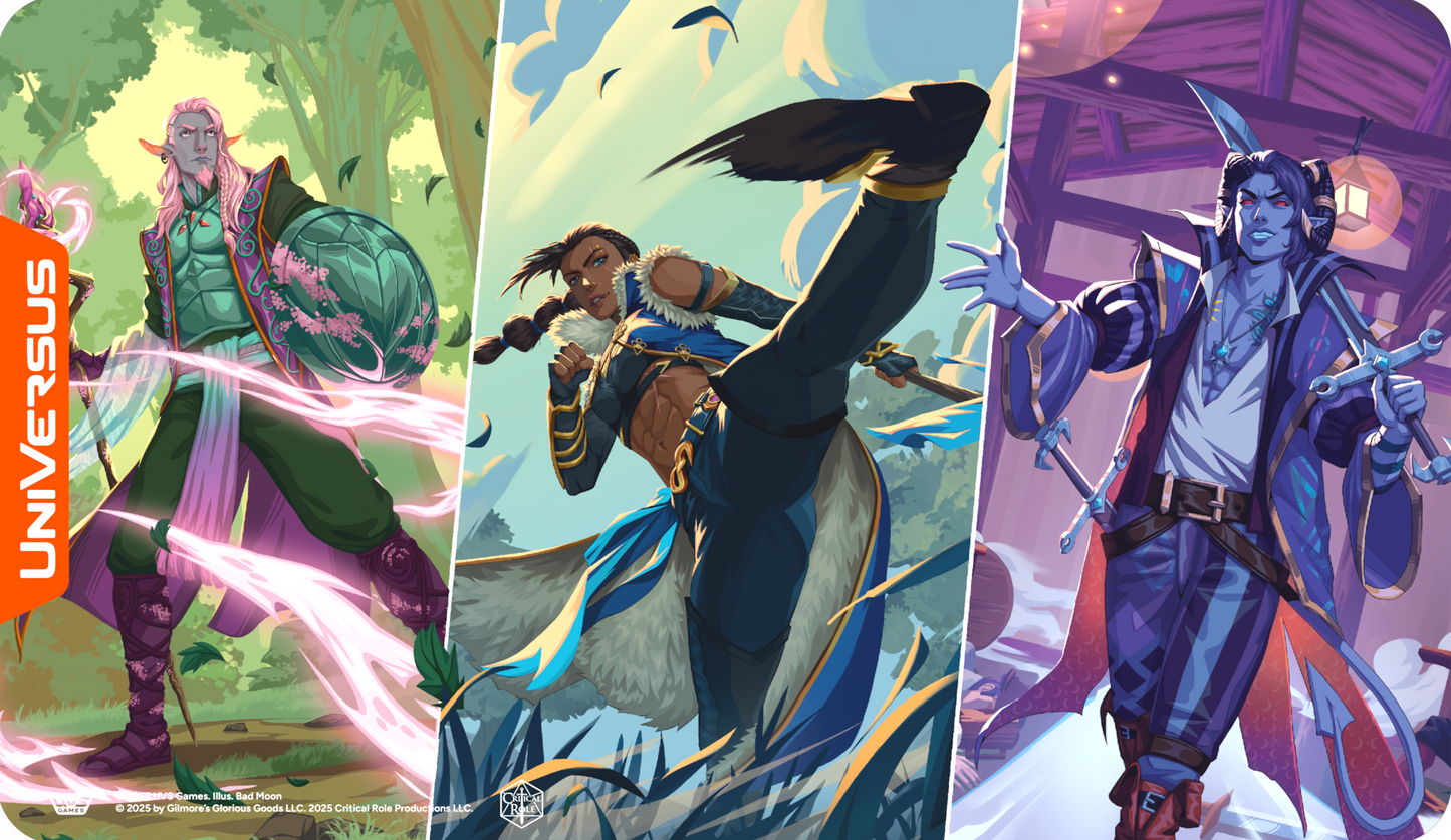 UniVersus: Playmat "Caduceus, Beauregard, and Mollymauk" Critical Role Playmats UVS Games