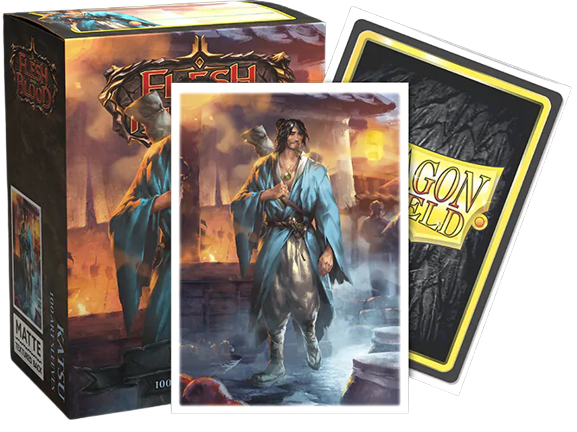 Dragon Shield: Matte Art Sleeves - "Katsu" Flesh and Blood 100Ct Card Sleeves Dragon Shield