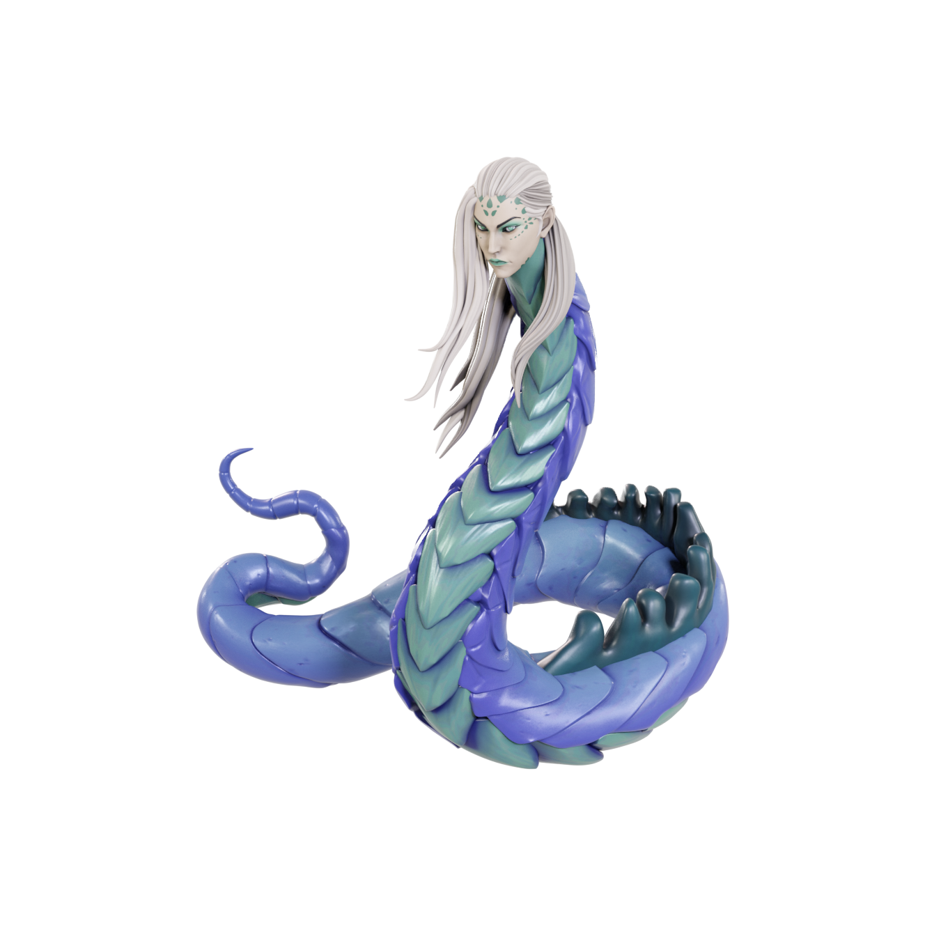 Pathfinder Battles Miniatures: W23 Lunar Naga RPG Miniatures WizKids