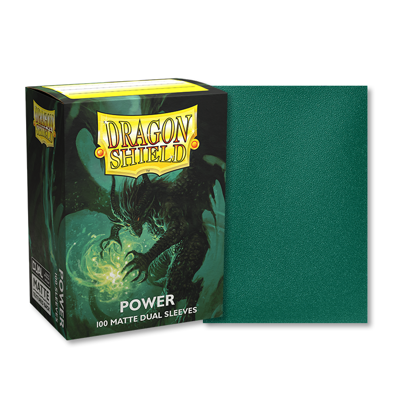 Dragon Shield: Dual Matte Sleeves - Power 100Ct Card Sleeves Dragon Shield