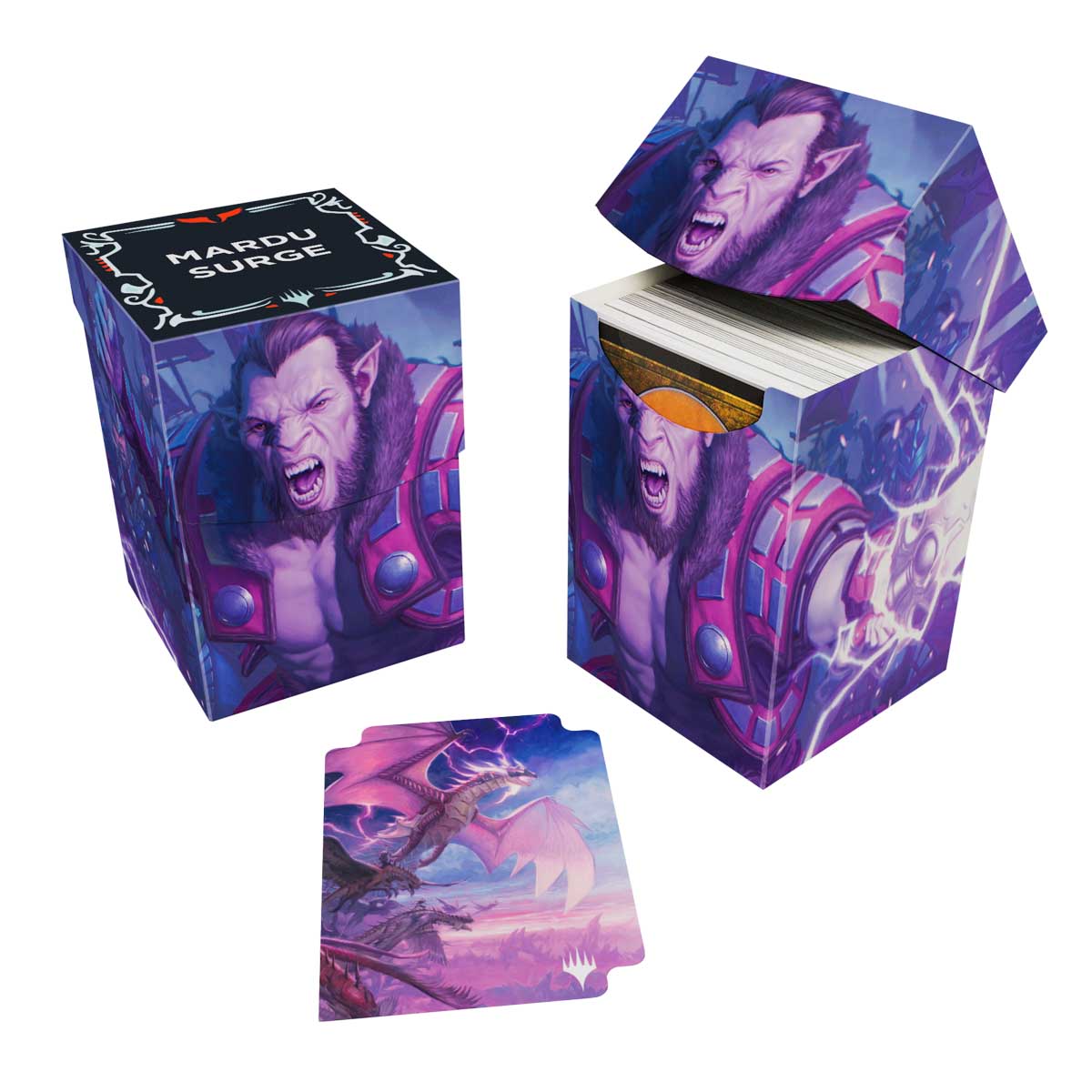 Ultra Pro: Deck Box 100+ - "Zurgo Stormrender" MTG Tarkir Dragonstorm Deck Boxes & Storage Ultra Pro