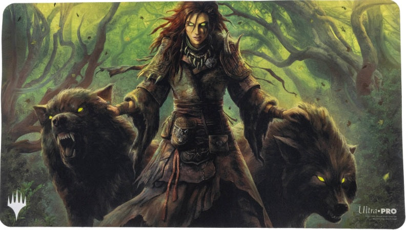 Ultra Pro: Playmat - "Faldorn, Dread Wolf Herald" MTG Battle for Baldur's Gate Playmats Ultra Pro