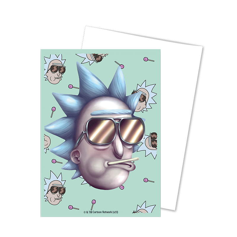 Dragon Shield: Brushed Art Sleeves - "Cool Rick" Rick and Morty 100ct Card Sleeves Dragon Shield