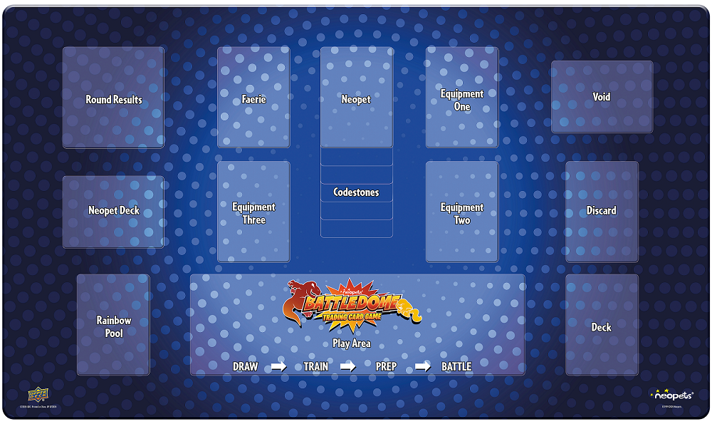Neopets Battledome TCG: Stitched-Edge Playmat - "The Battledome" Playmats Upper Deck Entertainment