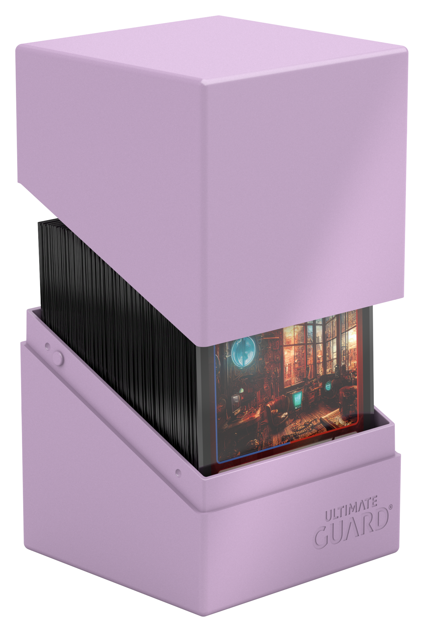 Ultimate Guard: Boulder 100+ - Pastel Solid Lavender Purple Deck Boxes & Storage Ultimate Guard