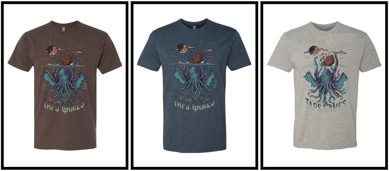Taps Games "Water Monster" T-Shirt Apparel & Merchandise Taps Games