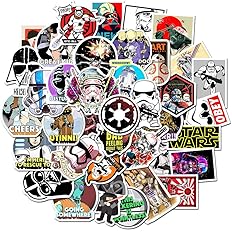 Star Wars Vinyl Decals 5pc Set Stickers, Pins & Patches Taps Imports