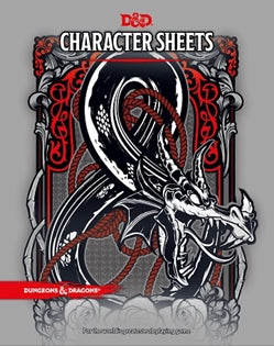 D&D: Character Sheets Dungeons & Dragons 5E Wizards of the Coast