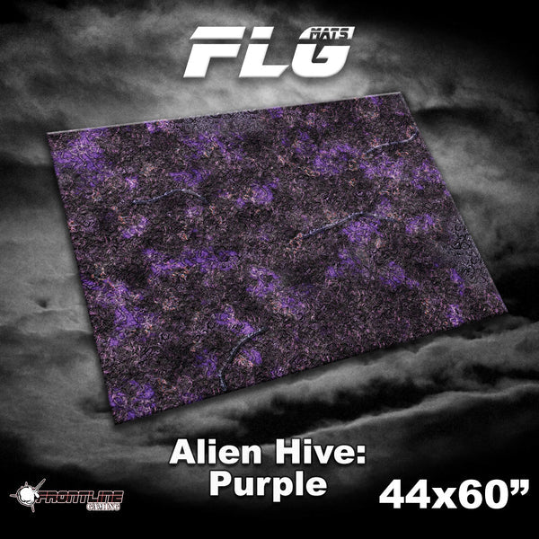 Frontline Gaming: Mats - Alien Hive Purple 44"x60" Gaming Mat FLG