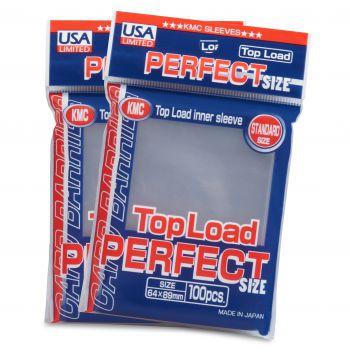 KMC: Perfect Size Sleeves - Top Load 100Ct Card Sleeves KMC Sleeves