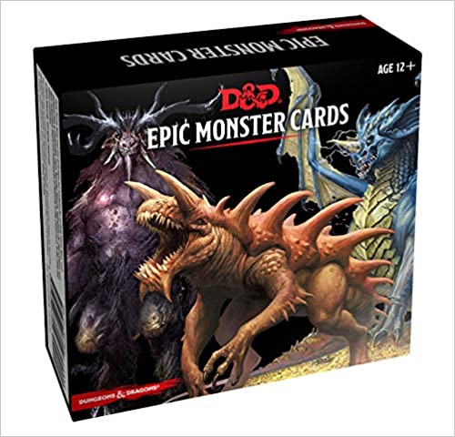 D&D Epic Monster Cards Dungeons & Dragons 5E Wizards of the Coast