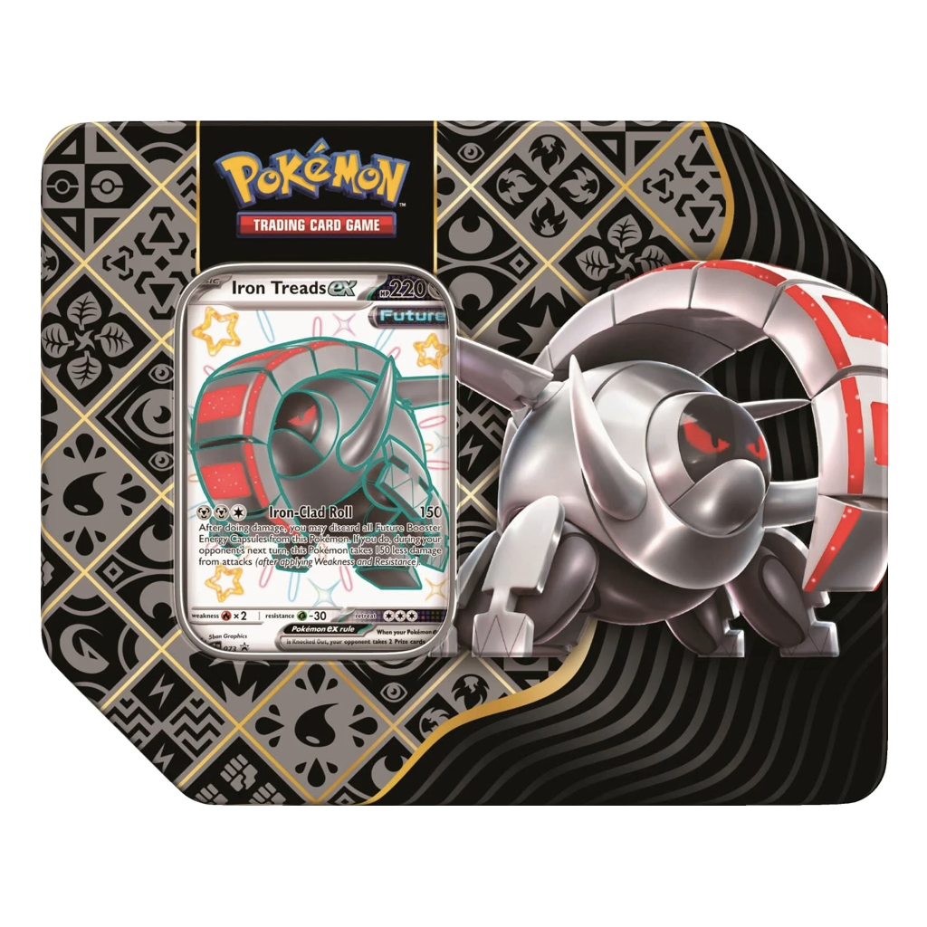 Pokémon Scarlet & Violet: Paldean Fates - Tin (Iron Treads ex) Pokemon Sealed Pokémon