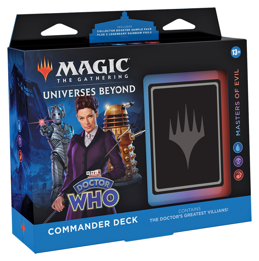 MTG Doctor Who Commander Deck - Masters of Evil MTG Sealed Magic: The Gathering