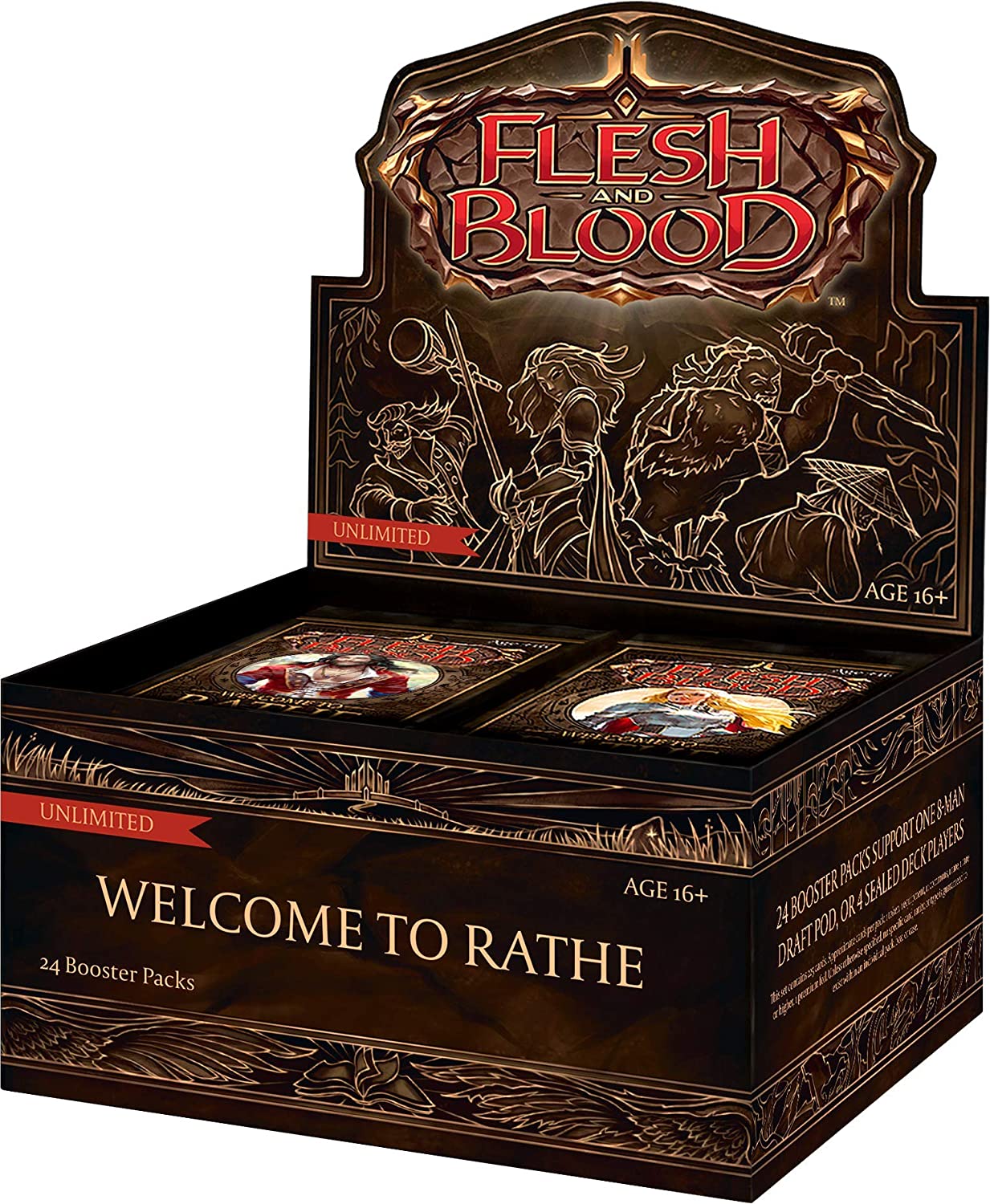 Flesh and Blood Welcome To Rathe Unlimited Edition Booster Box Flesh And Blood Sealed Legend Story Studios