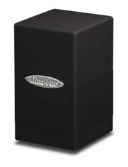Ultra Pro - Black Satin Tower Deck Boxes & Storage Ultra Pro